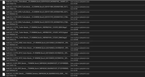 Tuning Remap Files For Cars Trucks Modified ECU Chip Tuning Maps Work With KESS/KTAG/FGTECH