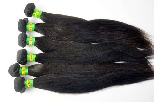 12" Brazilian human hair weave (300g) -100% virgin remy hair (Straight) - 7A Grade