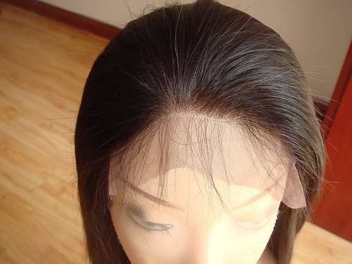 6" Brazilian Front lace wig - 100% virgin remy hair (Straight) - 8A Grade