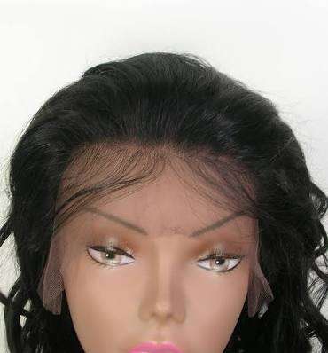 14" Brazilian Front lace wig - 100% virgin remy hair (Body wave) - 8A Grade