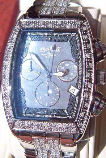 $$$ SALE $$$ Genuine Diamonds on a Gents/Mens Chronograph Watch -  R18 000.00