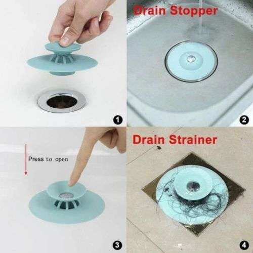Flex Drain Stop and Hair Catcher