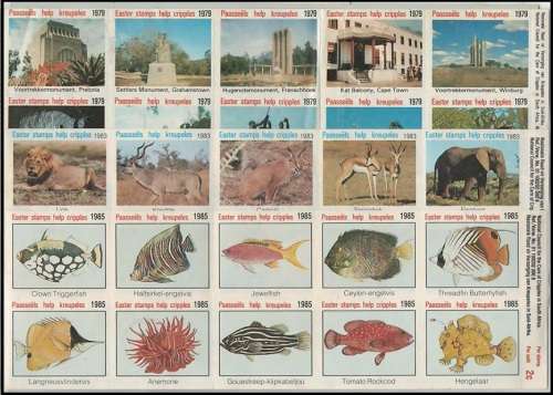 SOUTH AFRICA: Range of mostly Christmas & Easter stamps with other Cinderellas