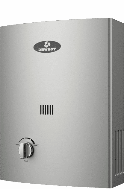 DEWHOT 5L Gas Geyser Low Pressure Eco-Flow LPG