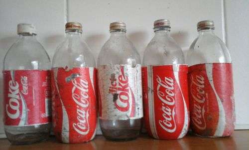 Coke bottles