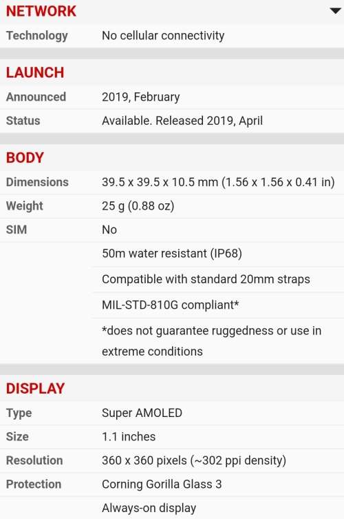 Samsung Active 2 Smart Watch