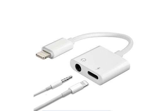 iPhone - Lightning to Lightning and Aux Adapter - High Quality