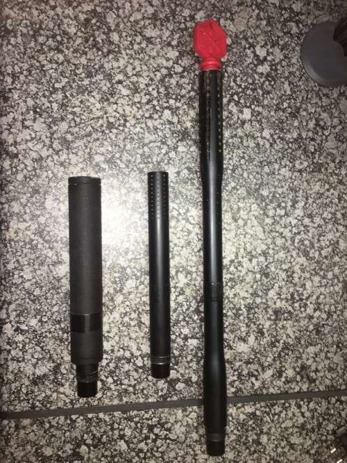 Tippmann A-5 with accessories