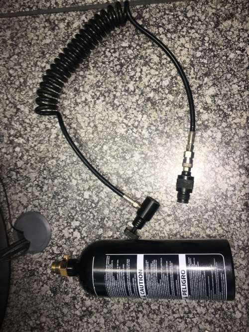 Tippmann A-5 with accessories