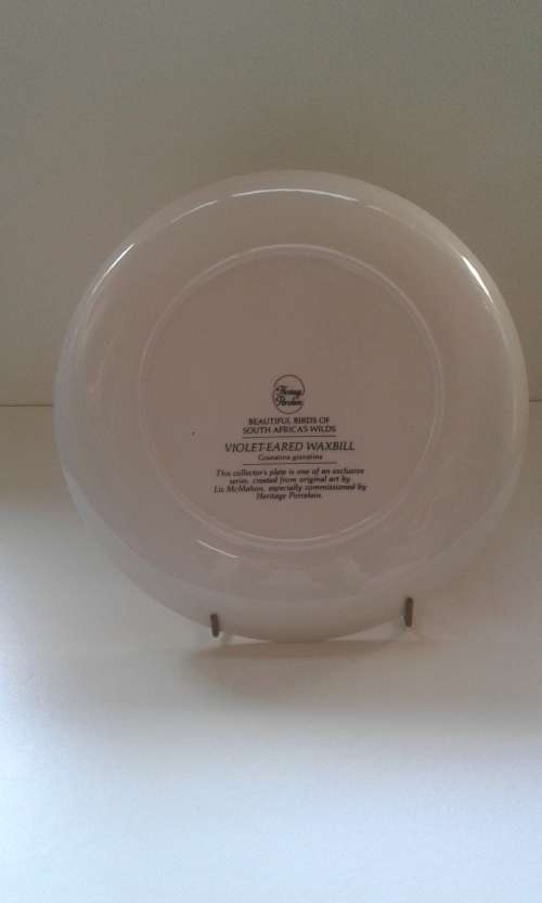 2 FOR 1 PRICE - SOUTH AFRICAN HERITAGE PLATES - BIRDS - from SUEZYT