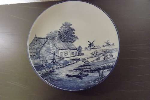LARGE DELFT WALL PLATE