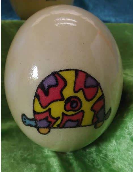 KIDS PAINTED OSTRICH EGGS -   from SUEZYT