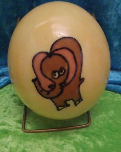 KIDS PAINTED OSTRICH EGGS -   from SUEZYT