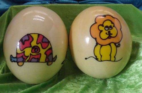 KIDS PAINTED OSTRICH EGGS -   from SUEZYT