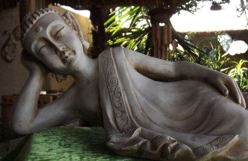ASIAN RECLINING BUDDHA - VINTAGE - from SUEZYT - **FREE SHIPPING**