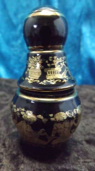 SET OF THREE 24K GOLD DECORATED GREEK PERFUME ATOMIZERS from SUEZYT