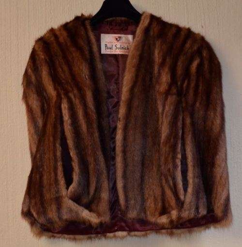 GENUINE MINK FUR SHOULDER CAPE - 1920's from SUEZYT  **FREE SHIPPING**