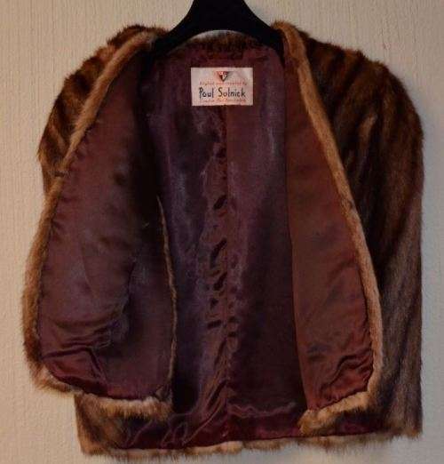 GENUINE MINK FUR SHOULDER CAPE - 1920's from SUEZYT  **FREE SHIPPING**