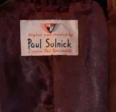 GENUINE MINK FUR SHOULDER CAPE - 1920's from SUEZYT  **FREE SHIPPING**