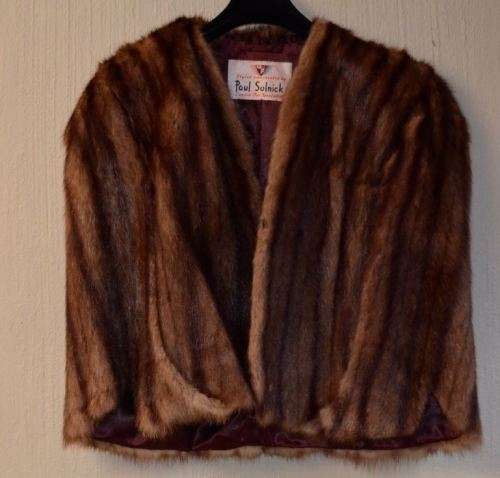 GENUINE MINK FUR SHOULDER CAPE - 1920's from SUEZYT  **FREE SHIPPING**