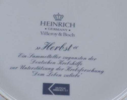 VILLEROY & BOSCH COLLECTOR'S PLATE