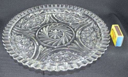 CUT GLASS PLATTER - from SUEZYT