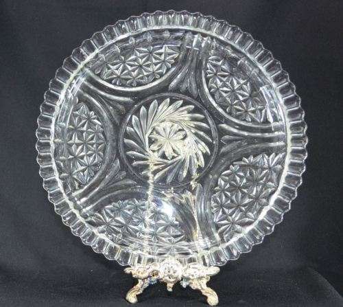 CUT GLASS PLATTER - from SUEZYT