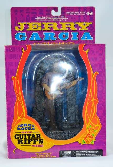 "GRATEFUL DEAD" LEAD GUITARIST JERRY GARCIA ACTION FIGURINE from SUEZYT
