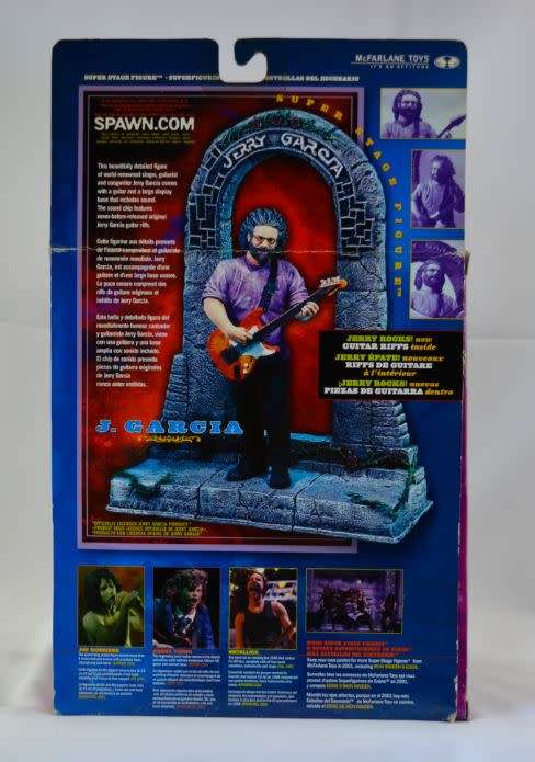 "GRATEFUL DEAD" LEAD GUITARIST JERRY GARCIA ACTION FIGURINE from SUEZYT