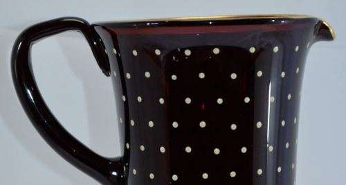 CRANBERRY GLASS WATER SET- from SUEZYT