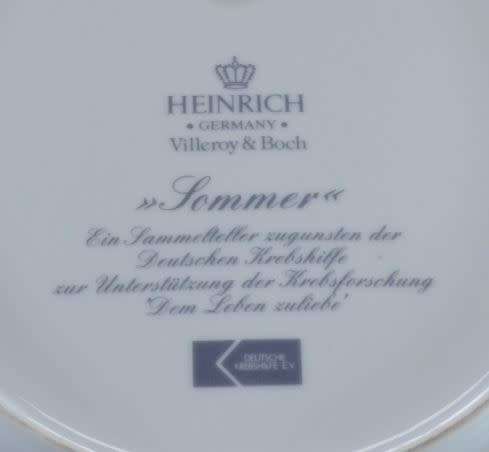 RESERVED FOR MICHELLE = VILLEROY & BOSCH COLLECTOR'S PLATE from SUEZYT
