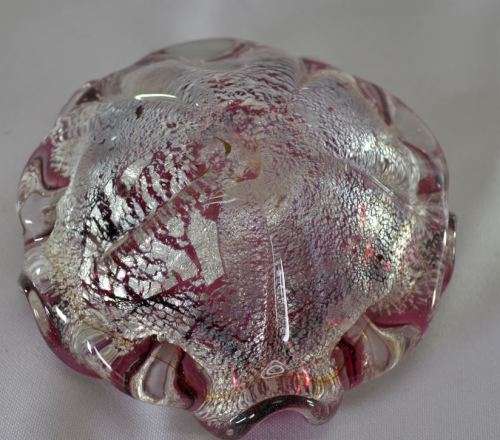 PINK MURANO ASH TRAY - from SUEZYT