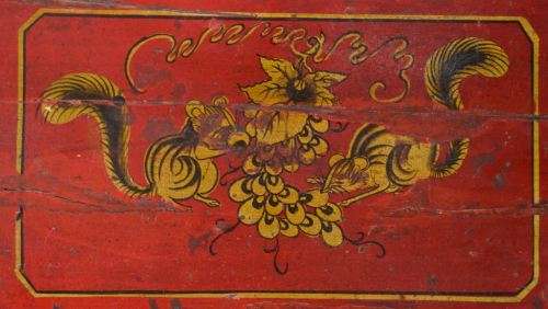 ORIENTAL WEDDING TRUNK - ANTIQUE - from SUEZYT