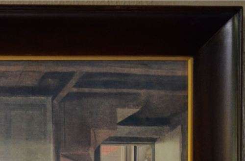 DARK OAK AND GILT FRAMED PRINT OF MOTHER AND DAUGHTER - from - SUEZYT