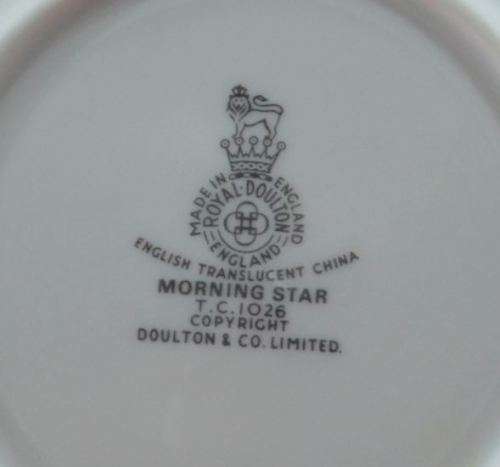 16 PIECE ROYAL DOULTON 'MORNING STAR' COFFEE SET - from SUEZYT