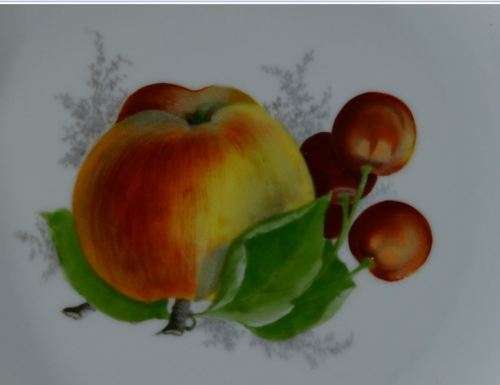DECORATIVE ROSENTHALE - BAVARIA - APPLE AND CHERRY PLATE - from SUEZYT