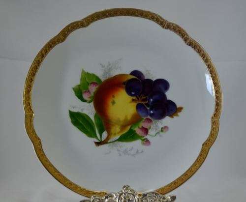 DECORATIVE ROSENTHALE - BAVARIA - PEAR AND GRAPE PLATE - from SUEZYT