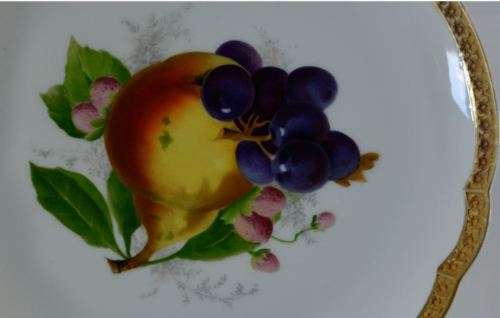 DECORATIVE ROSENTHALE - BAVARIA - PEAR AND GRAPE PLATE - from SUEZYT