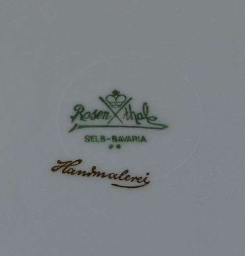 DECORATIVE ROSENTHALE - BAVARIA - PEAR AND BLACKBERRY  PLATE - from SUEZYT