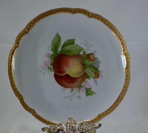 DECORATIVE ROSENTHALE - BAVARIA - PEACH PLATE - from SUEZYT