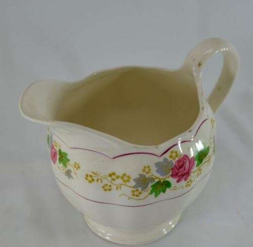 reserved for Linda GRINDLEY CREAM PETAL JUG - from SUEZYT