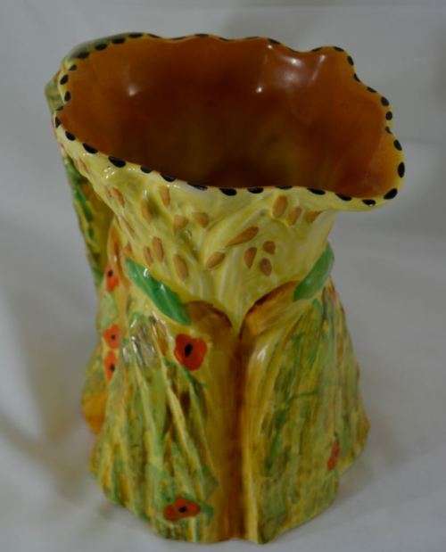 RABBIT IN A CORNFIELD - BURLEIGH WARE ENGLAND JUG - VINTAGE - from SUEZYT