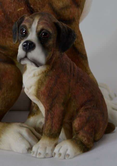 DOG WITH PUPPY FIGURINE - from SUEZYT