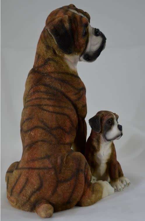 DOG WITH PUPPY FIGURINE - from SUEZYT