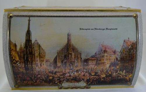 COOKIE TIN FROM OTTO SCHMIDT GERMANY - VINTAGE - from SUEZYT