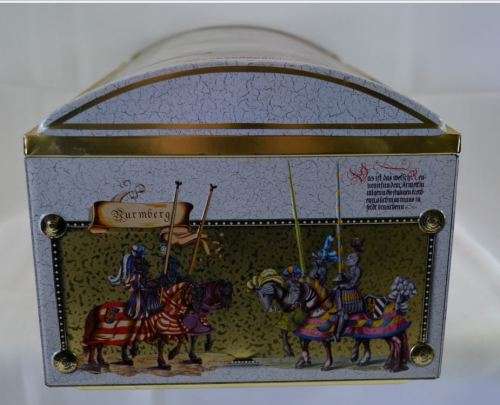 COOKIE TIN FROM OTTO SCHMIDT GERMANY - VINTAGE - from SUEZYT