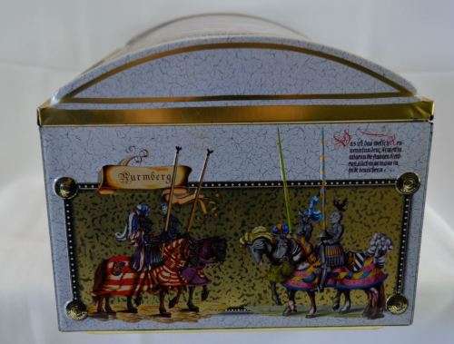 COOKIE TIN FROM OTTO SCHMIDT GERMANY - VINTAGE - from SUEZYT