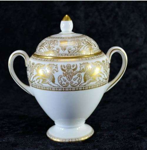 GOLDEN DRAGON FLORENTINE BY WEDGEWOOD - 17 PIECE COFFEE SET - from SUEZYT