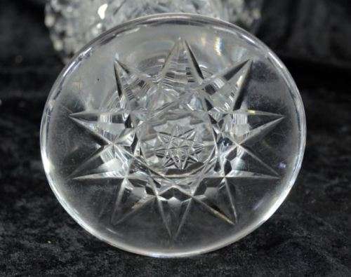 TALL CUT CRYSTAL VASE - SLIGHT DAMAGE - from SUEZYT