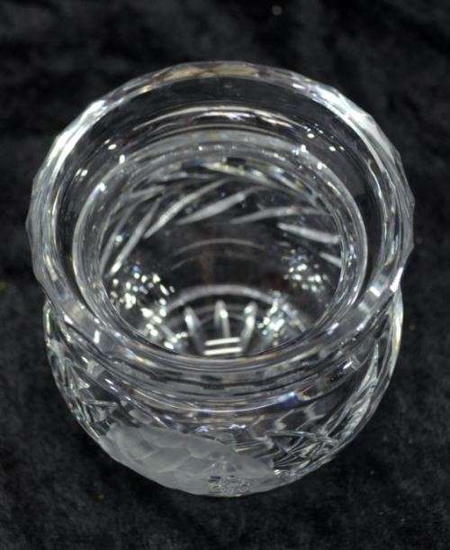 SMALL BUT HEAVY CUT CRYSTAL VASE - from SUEZYT